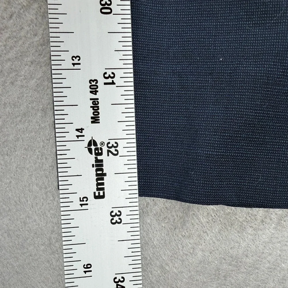 Banana‎ Republic Slim Performance Dress Pants Mens 35x34 Navy Blue Marzotto Wool